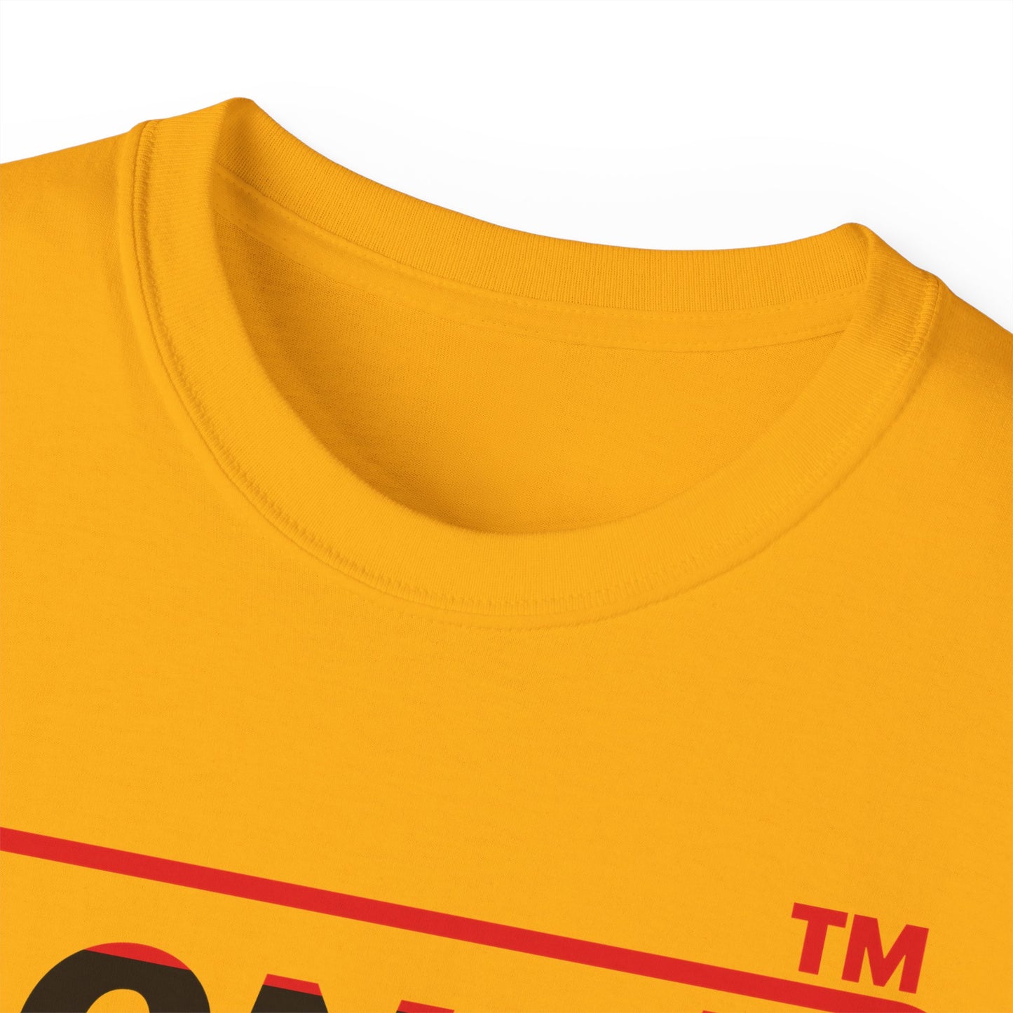 LongD positive horizontal 3-striped Chicago logo cotton tee (Juneteenth colors)