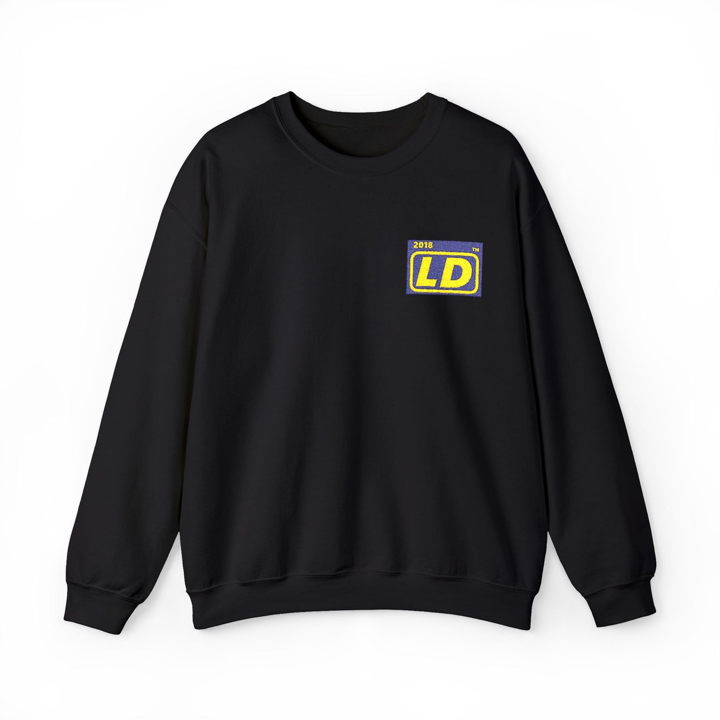 Embroidered Unisex Heavy Blend™ Crewneck Sweatshirt reverse logo initials