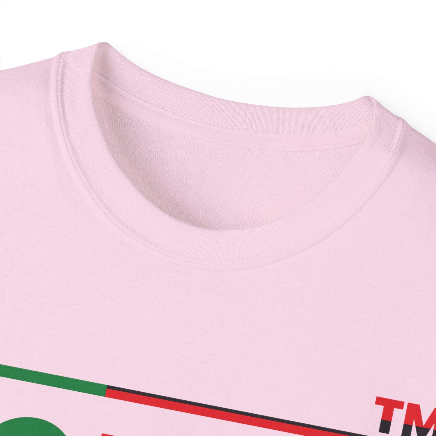 LongD positive flag Hyde Park logo cotton tee (Juneteenth colors)