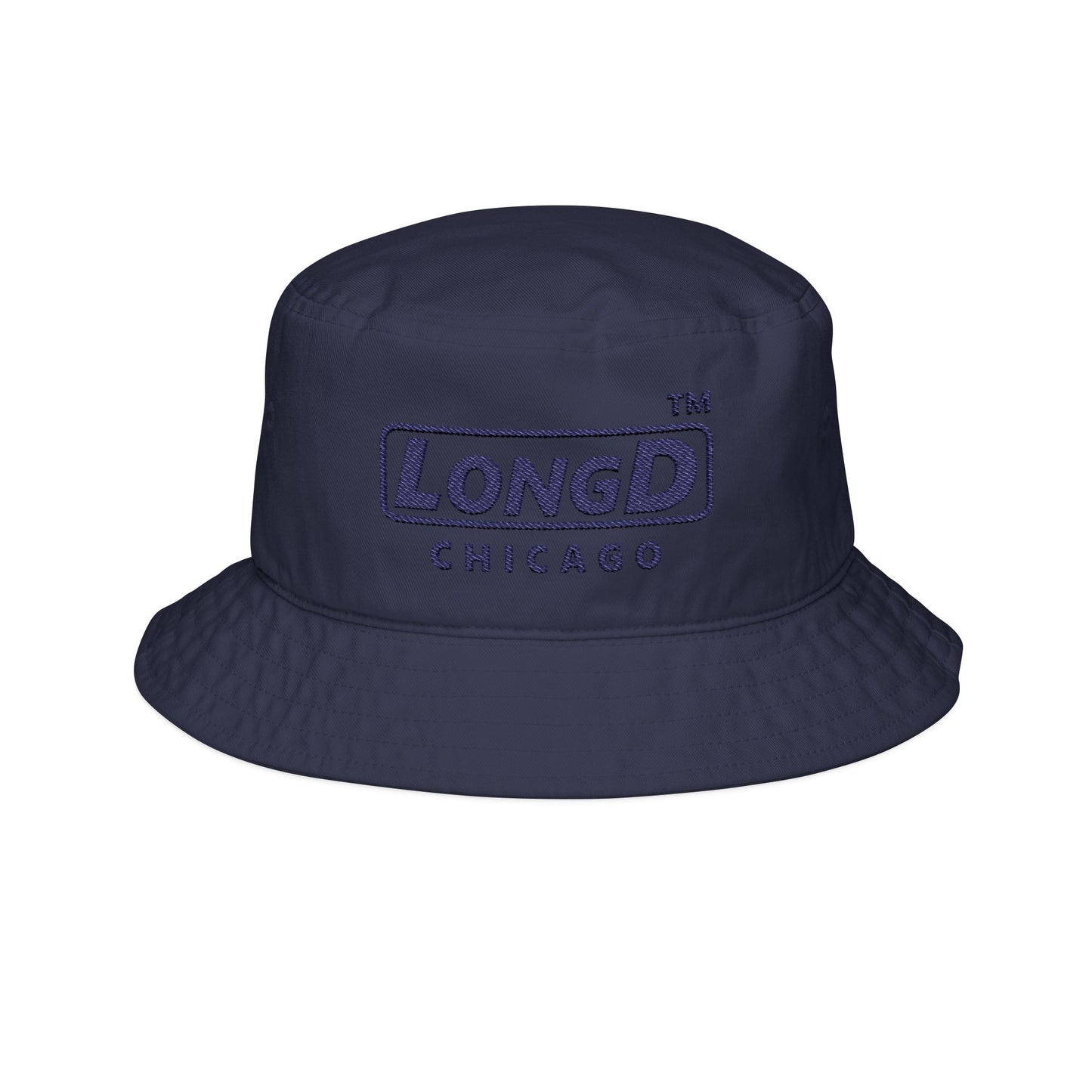 Embroidered official basic Chicago logo bucket hat