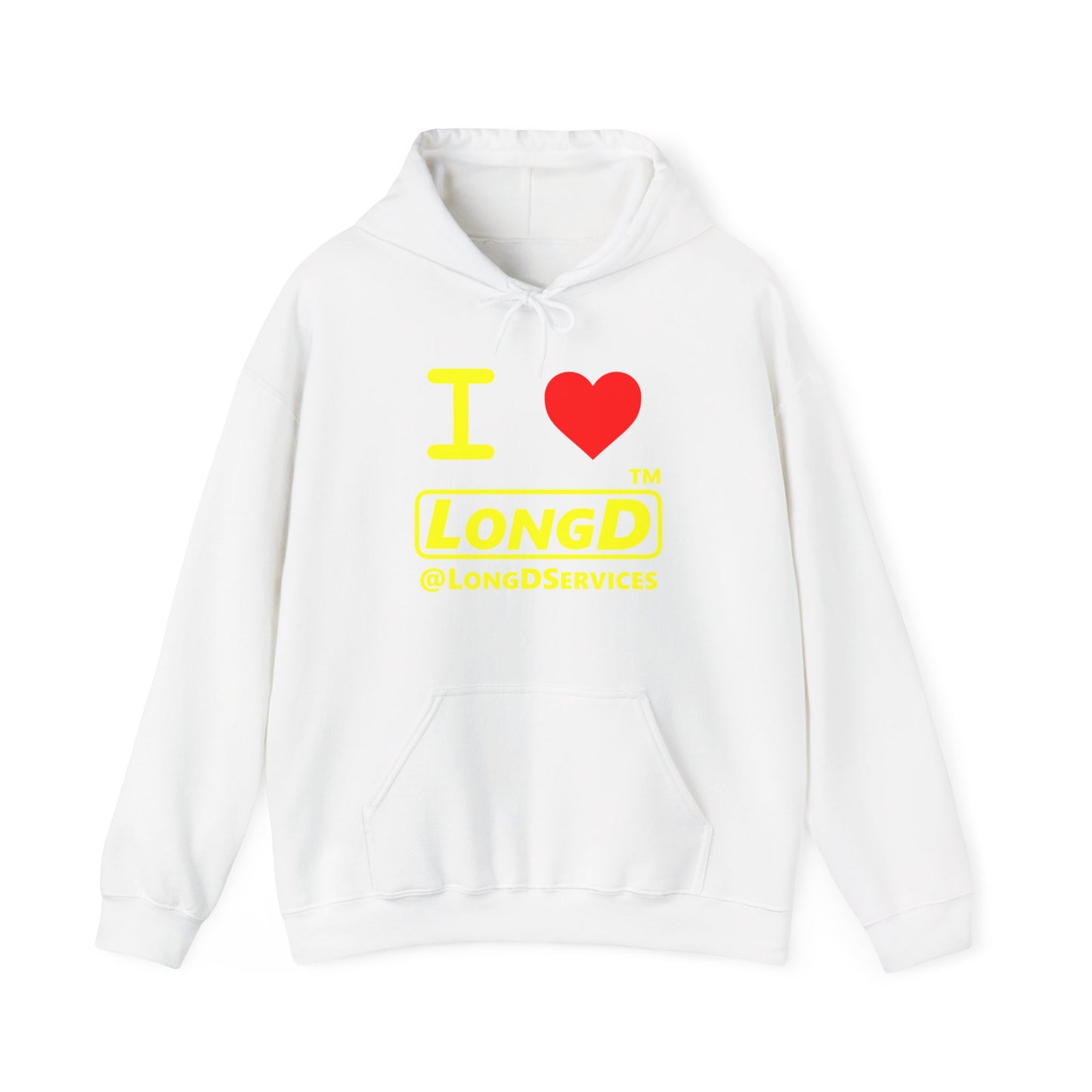 I Luv LongD® Logo (positive alternate Tag only version) Hoodie