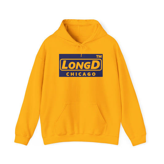 LongD® Logo (negative Chicago version) Hoodie