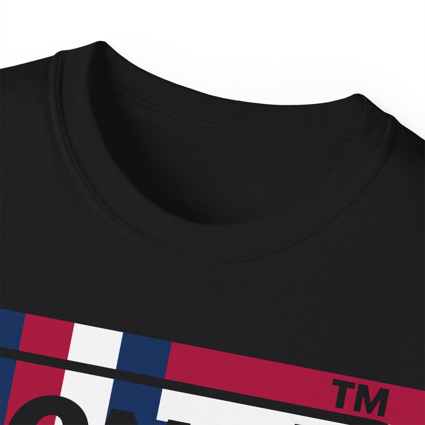 LongD negative modified windmill Hyde Park logo cotton tee (patriotic colors)
