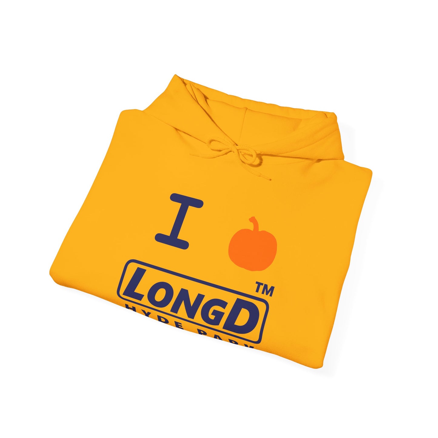 I Pumpkin LongD® Logo Hoodie blue basic Hyde Park logo
