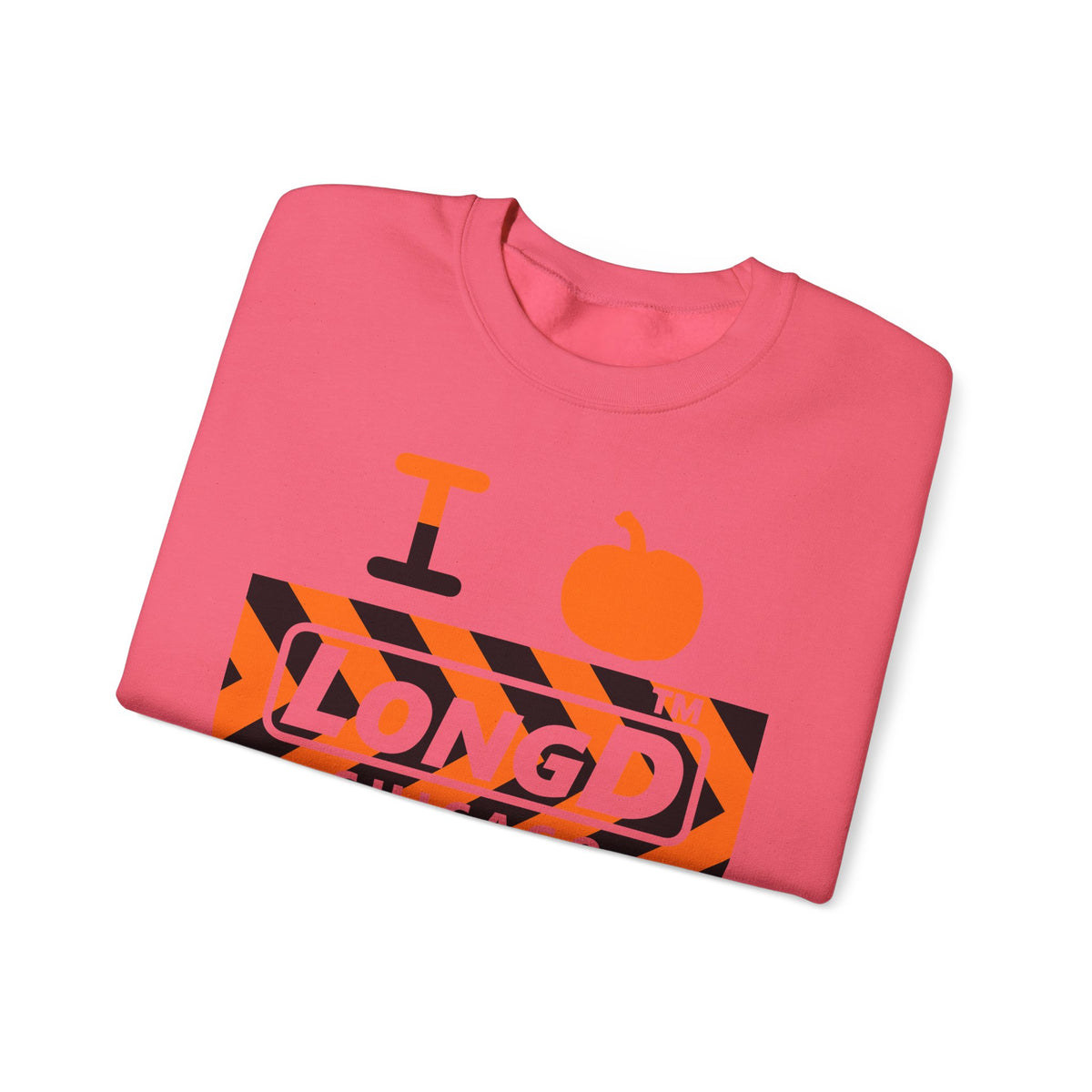 I pumpkin LongD Chicago negative forward chevron logo crewneck sweatshirt