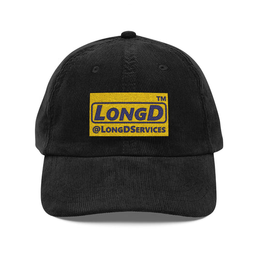 Embroidered Corduroy Cap Official logo