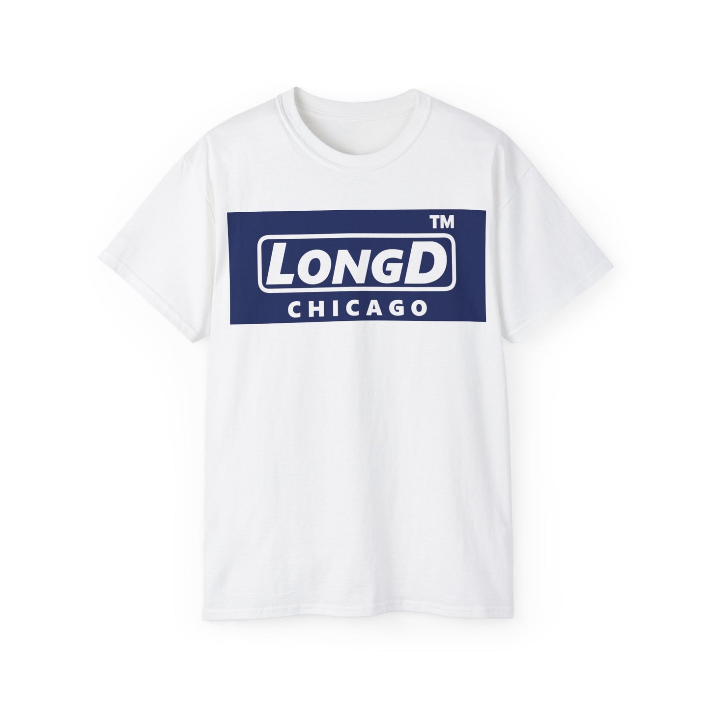 LongD® Logo Cotton Tee negative official basic Chicago logo