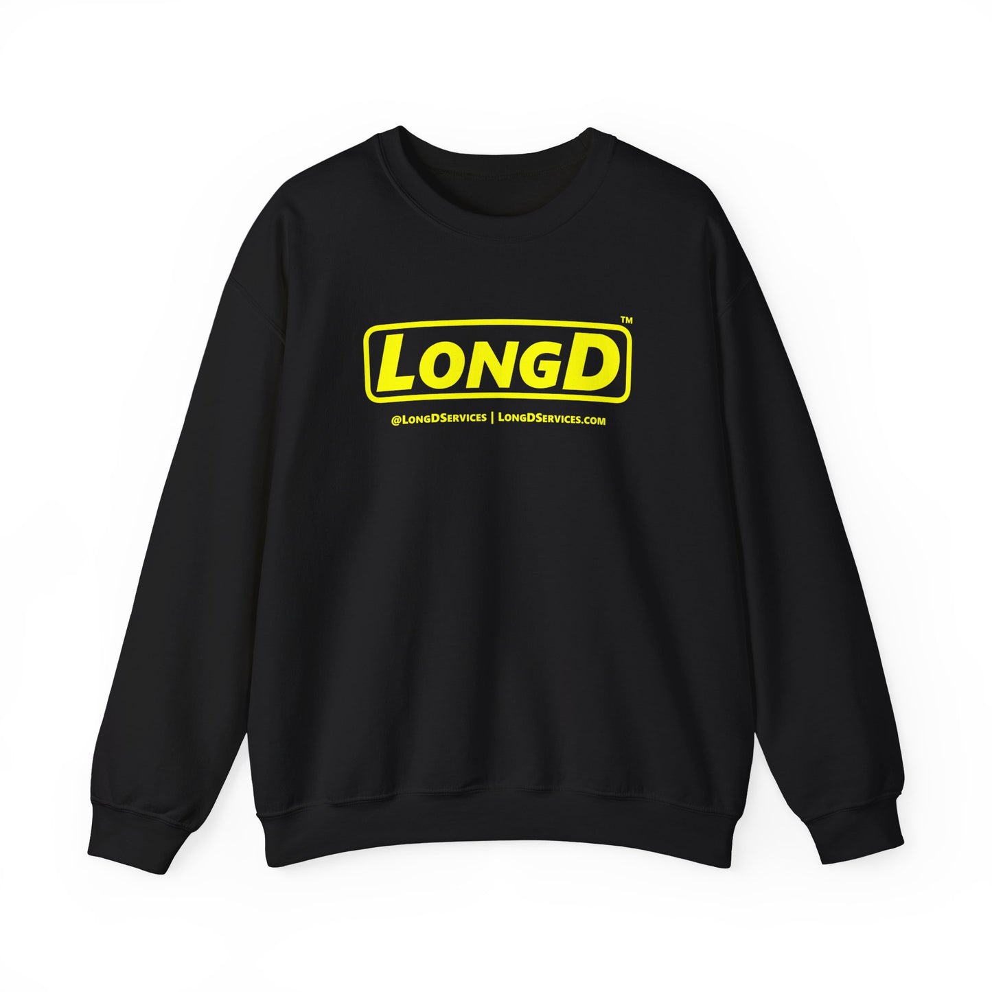 LongD reverse Tag logo crewneck sweatshirt