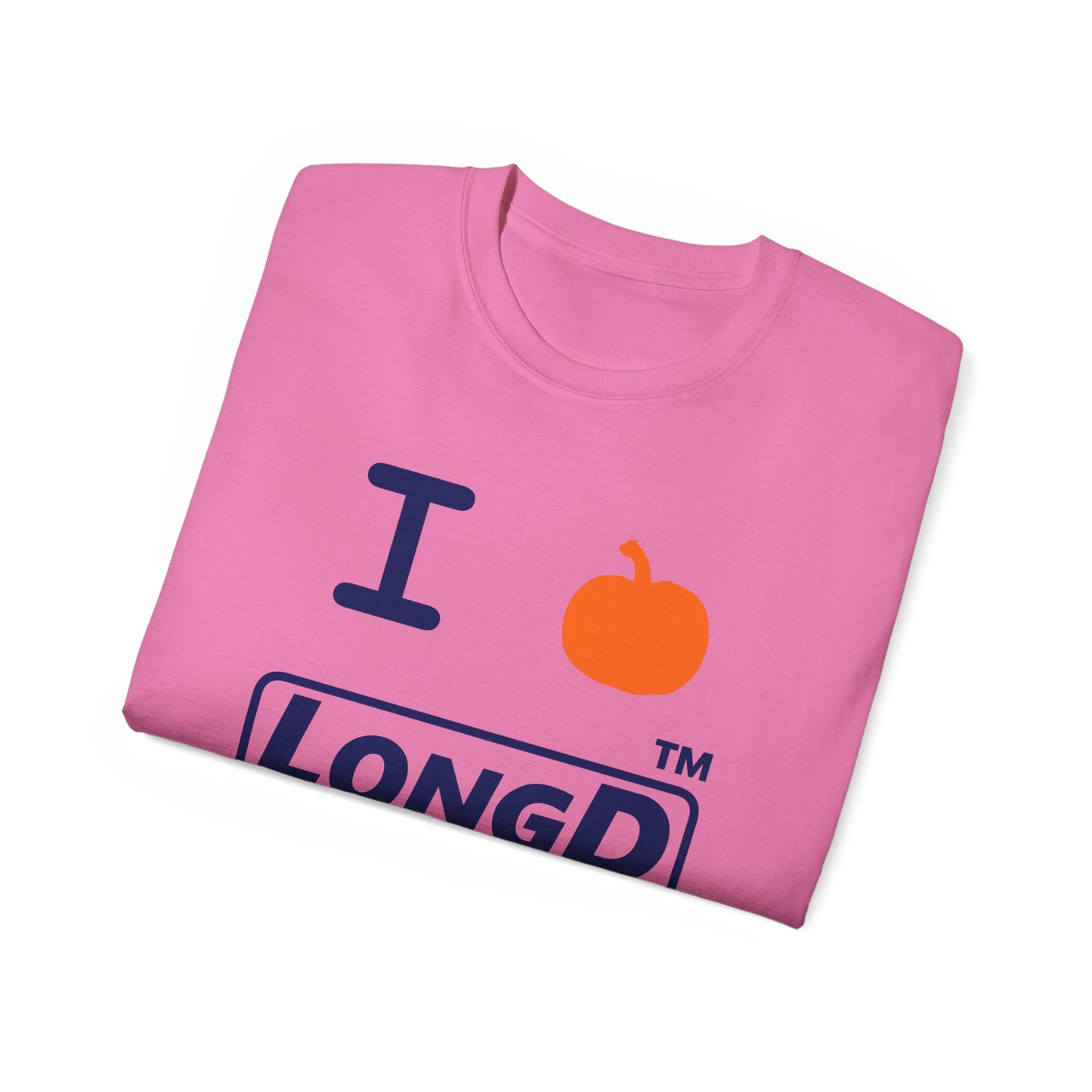 I Pumpkin LongD® Logo Cotton Tee positive blue basic Hyde Park logo