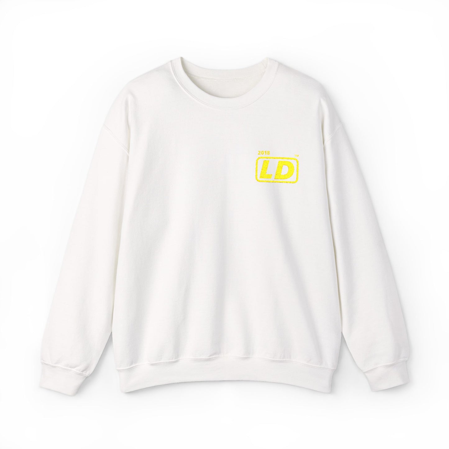 Embroidered Unisex Heavy Blend™ Crewneck Sweatshirt reverse basic logo initials