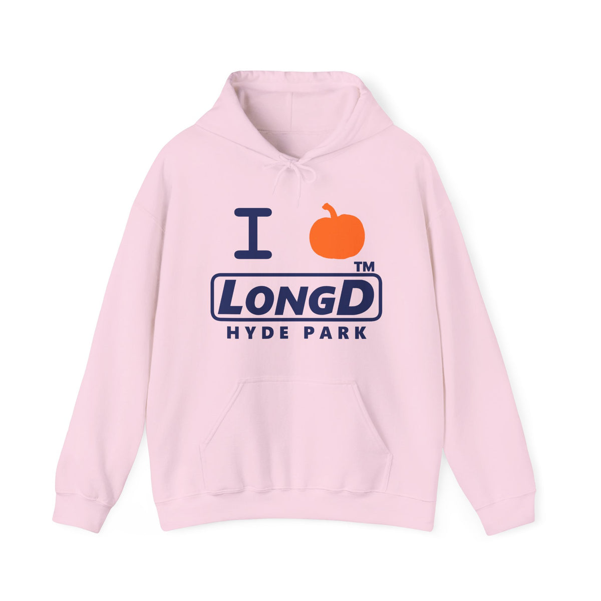 I pumpkin LongD Hyde Park positive basic Navy (002060) logo hoodie