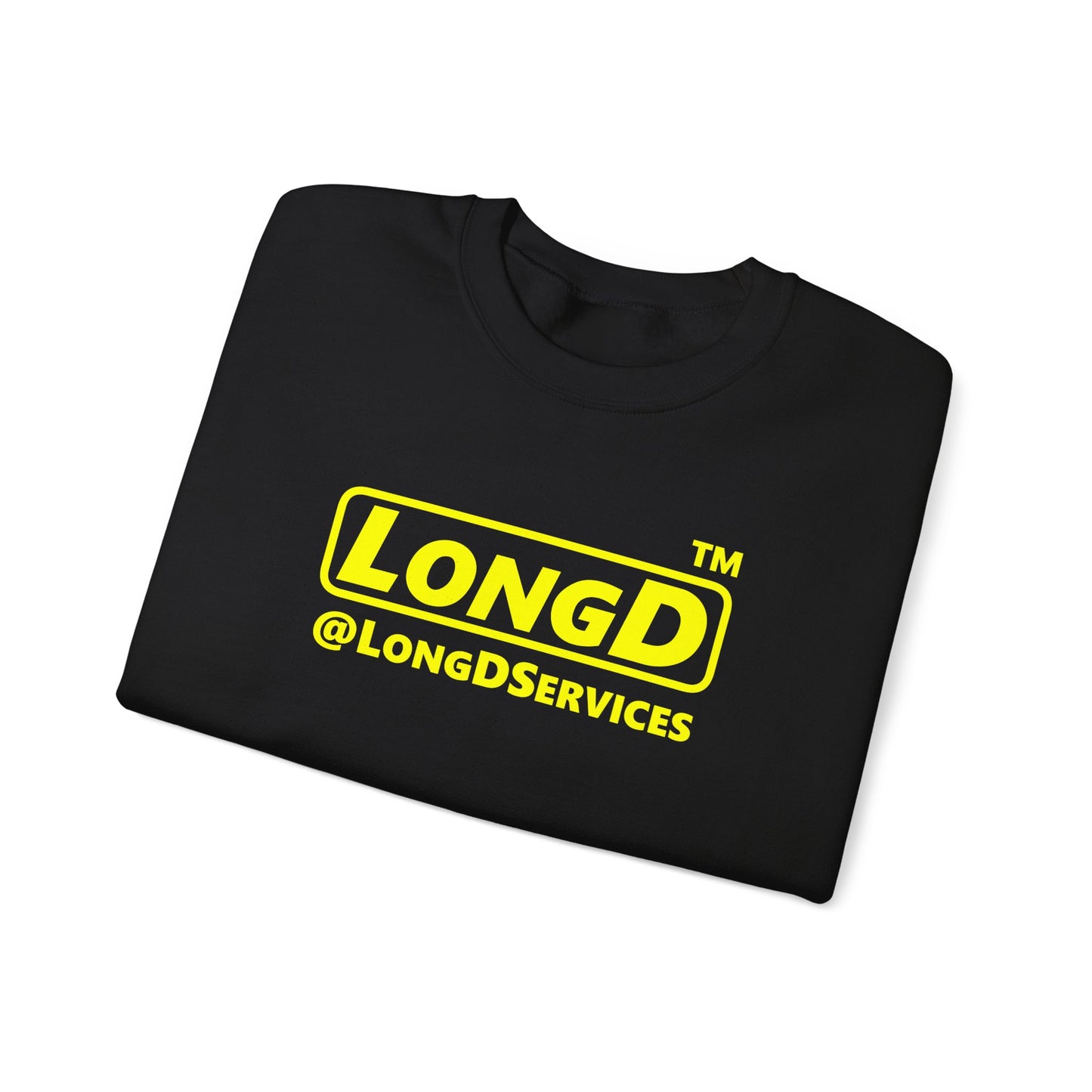 LongD reverse Tag logo crewneck sweatshirt