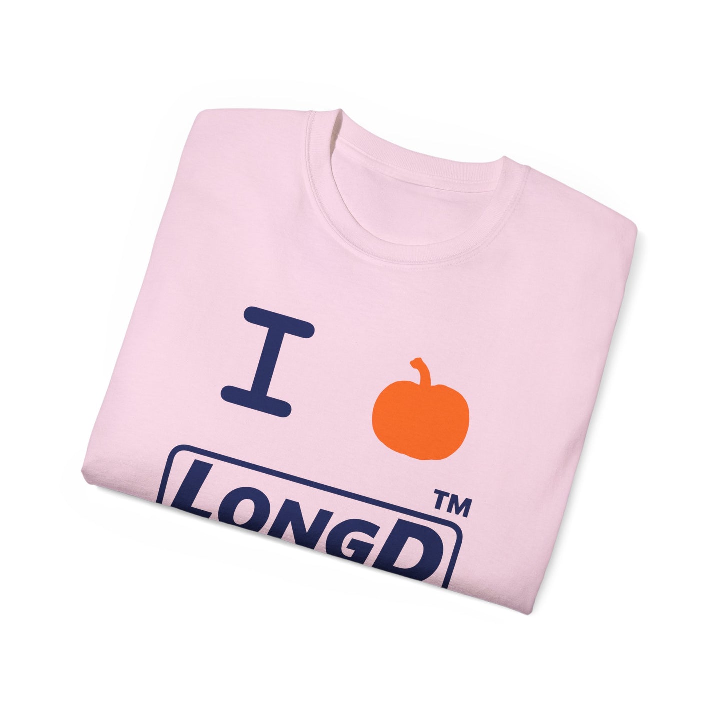 I Pumpkin LongD® Logo Cotton Tee positive blue basic Hyde Park logo