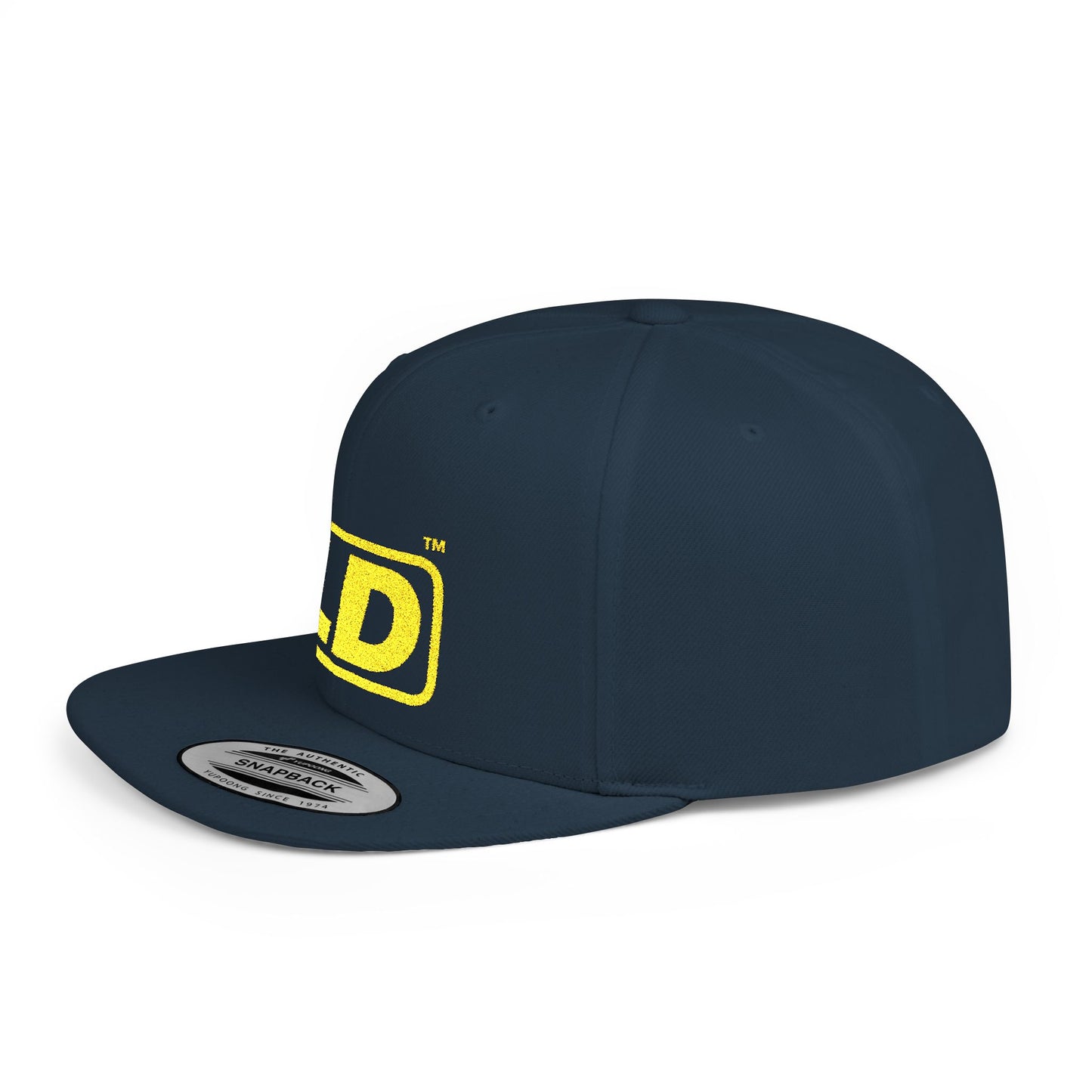 Embroidered Baseball Cap basic gold logo initials