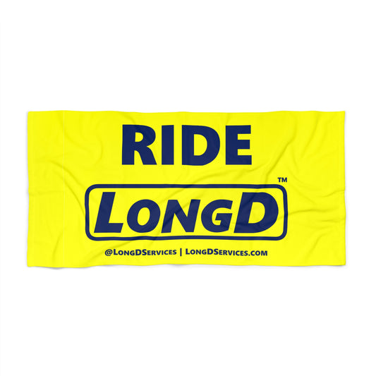 Ride LongD Logo Beach Towel