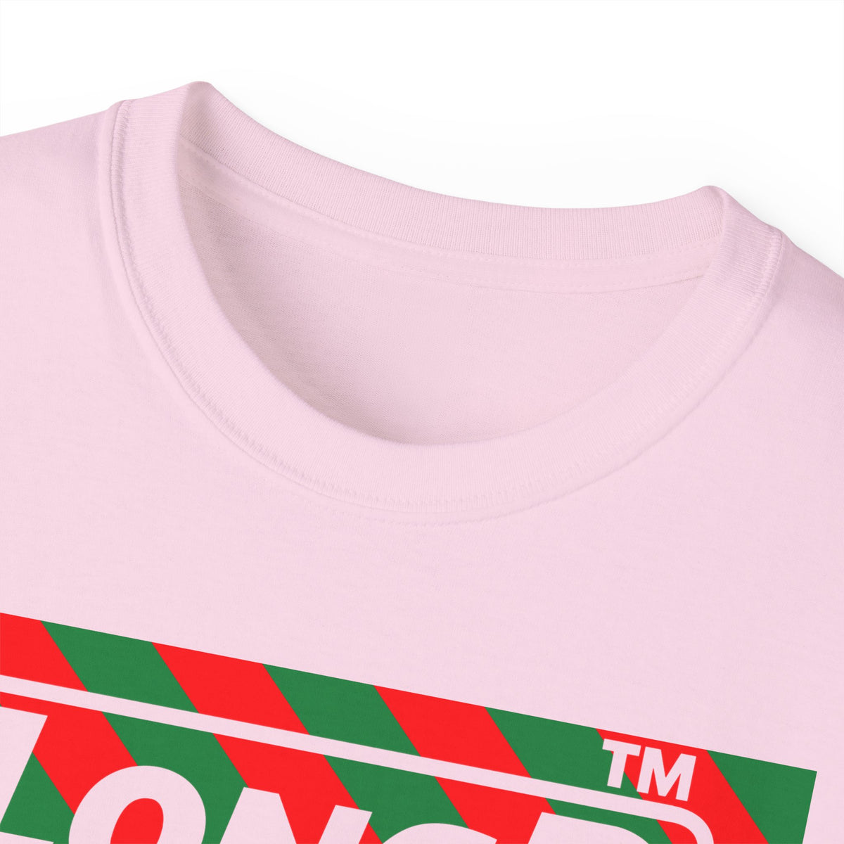 LongD Hyde Park negative 12-striped logo (Xmas colors) cotton tee