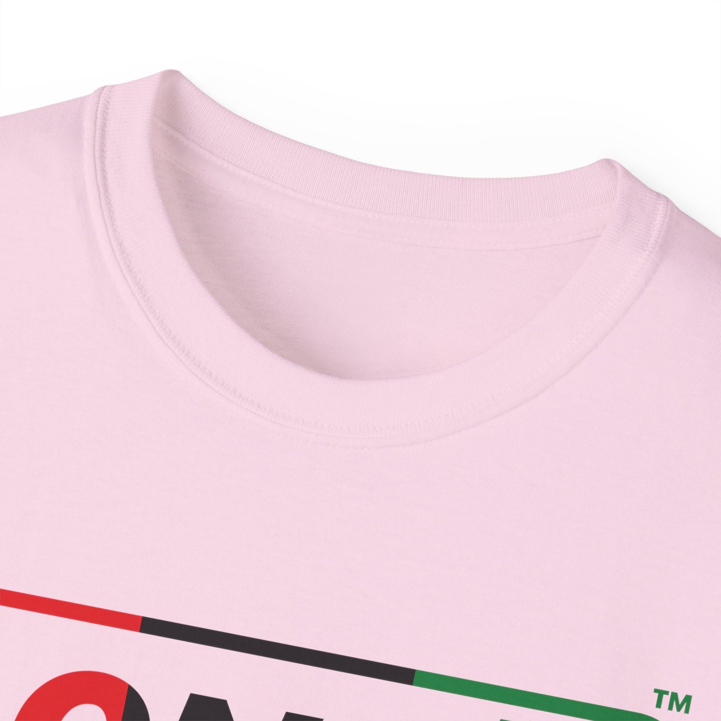 LongD® Logo Cotton Tee Juneteenth positive top negative bottom text