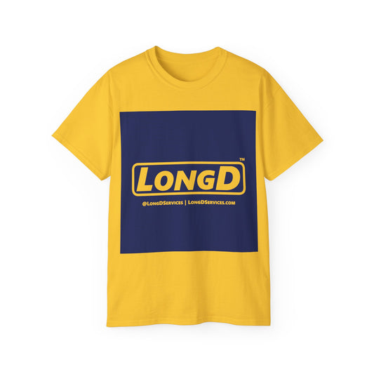 LongD Negative Logo Cotton Tee (Square)