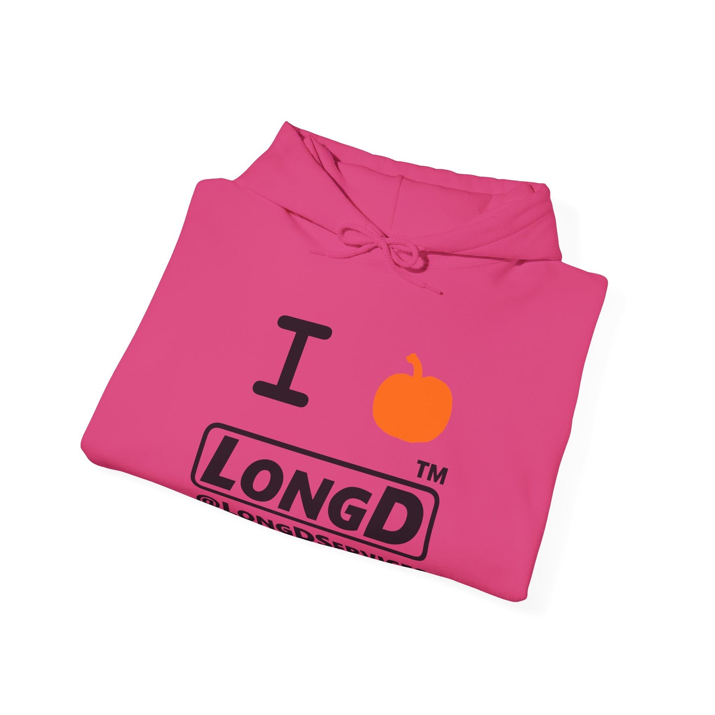 I Pumpkin LongD® Logo Hoodie black basic tag logo