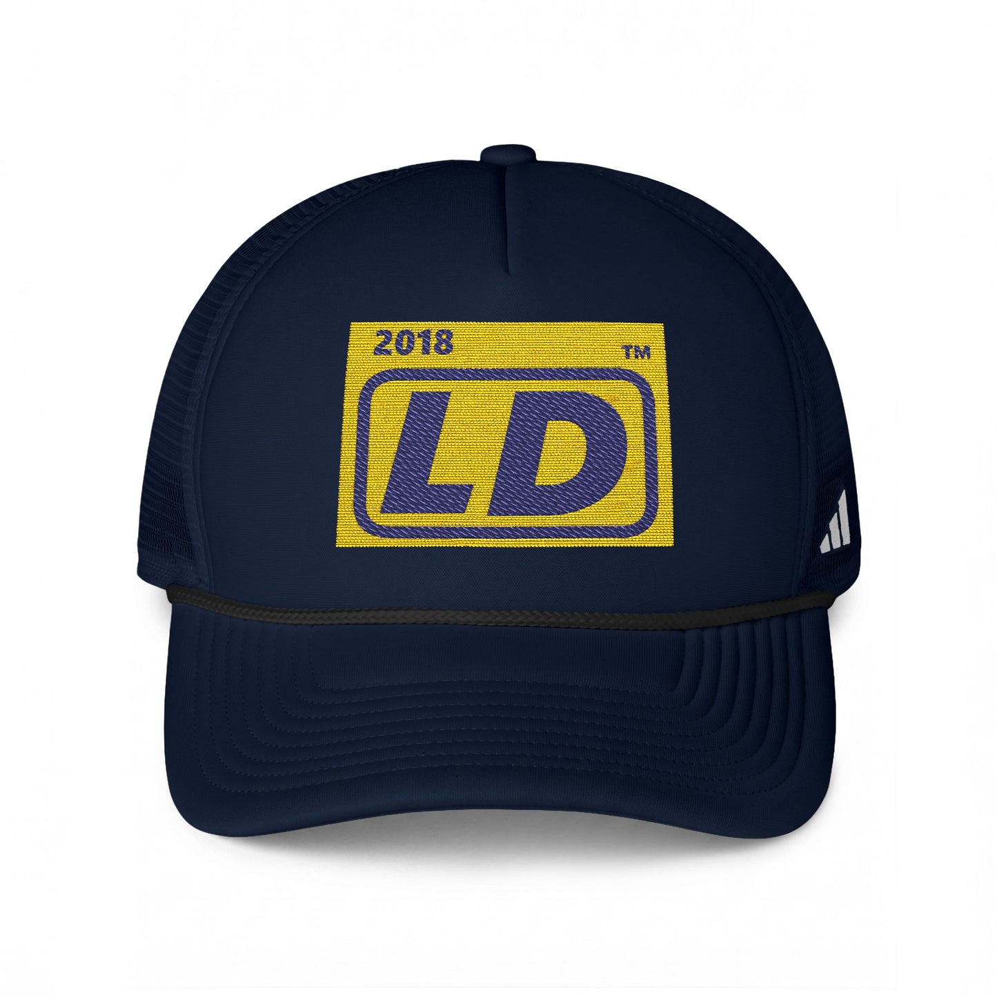 adidas official initials logo trucker cap