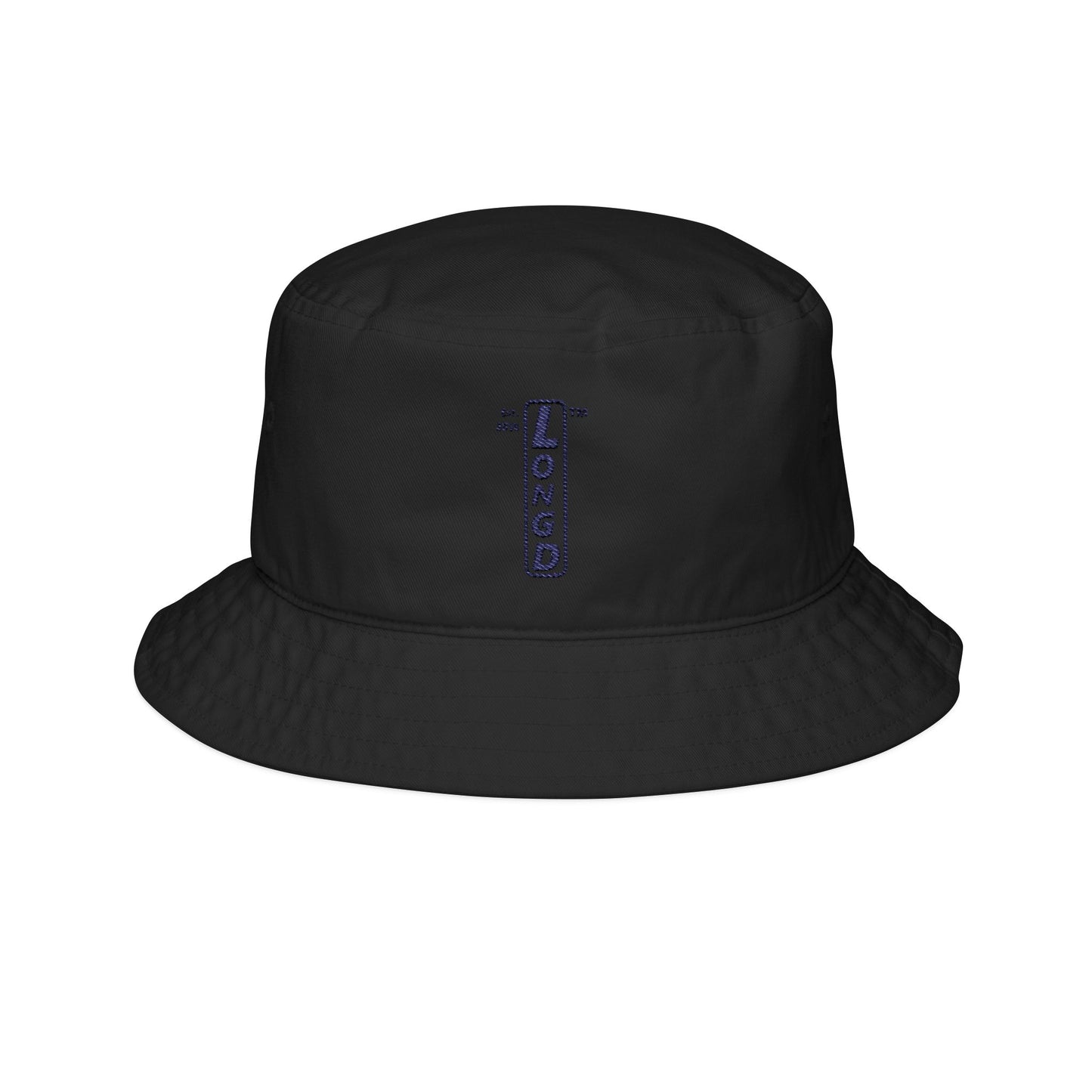 Embroidered official basic upright logo bucket hat