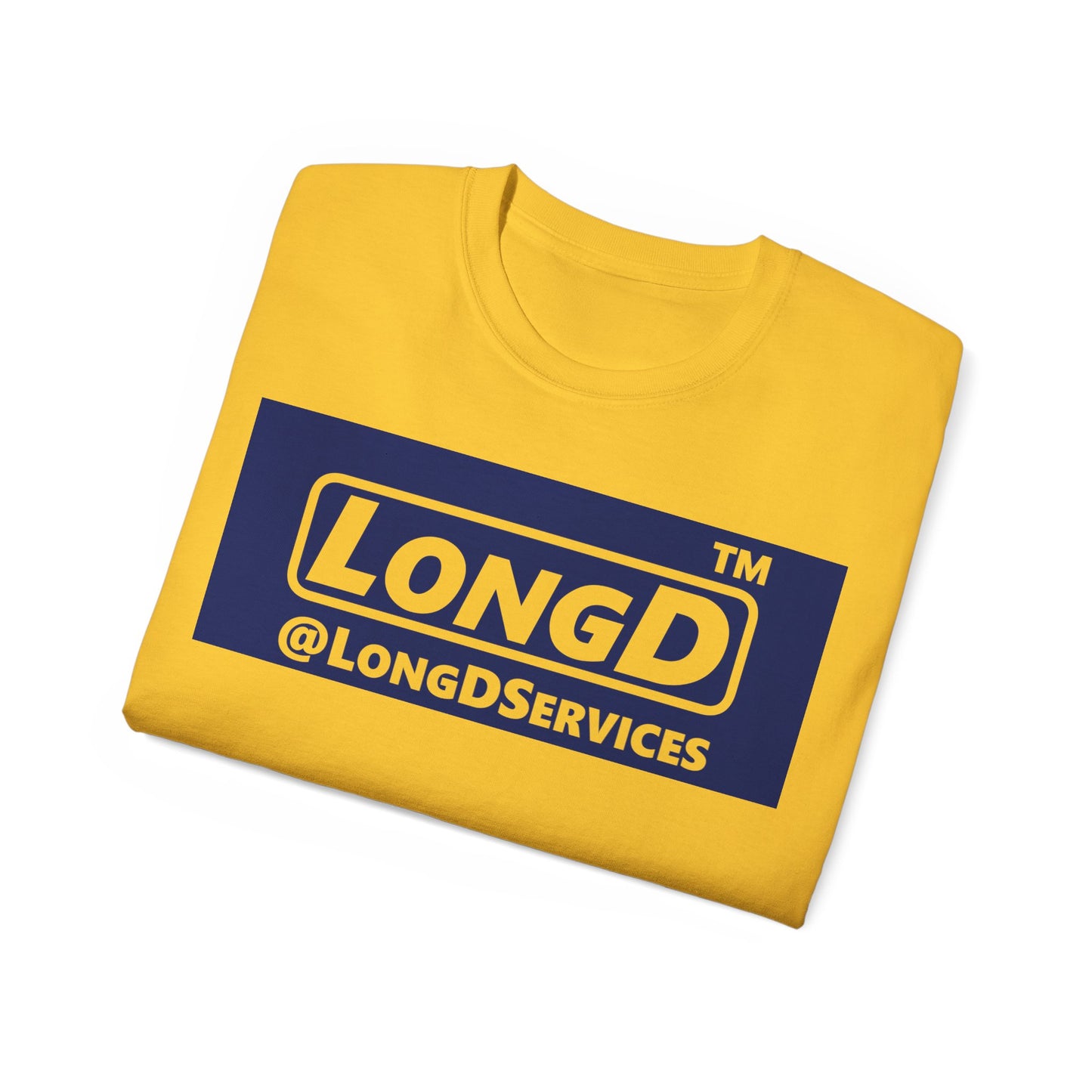 LongD® Logo Cotton Tee negative official basic logo