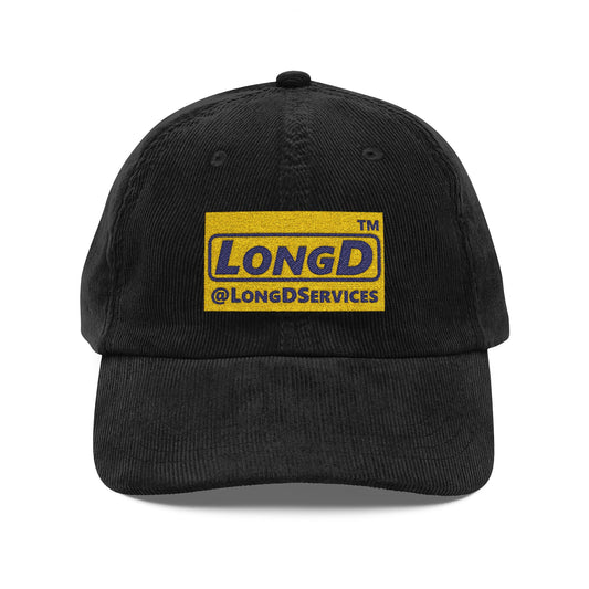Embroidered Corduroy Cap Official logo
