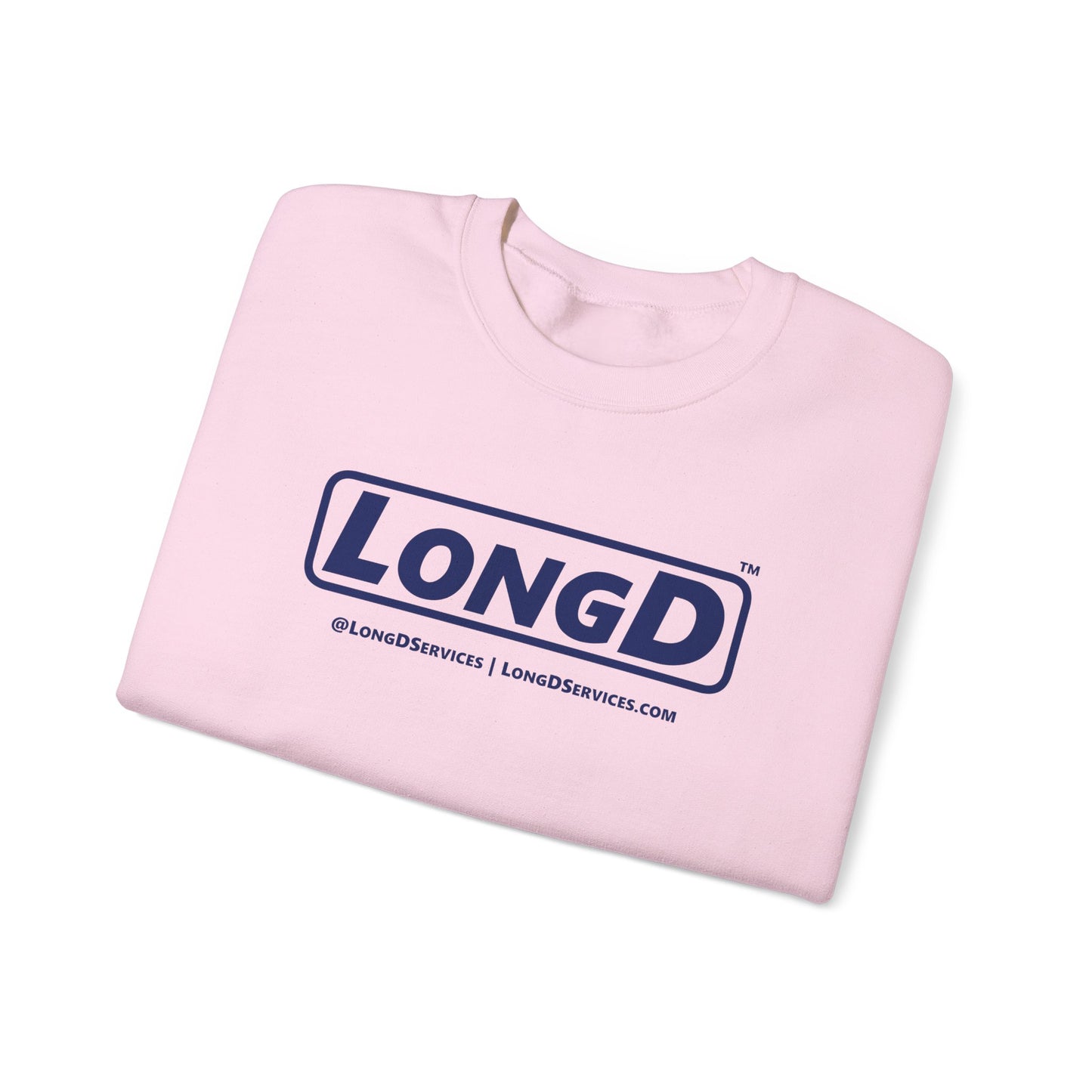 LongD official 4-print original logo crewneck sweatshirt