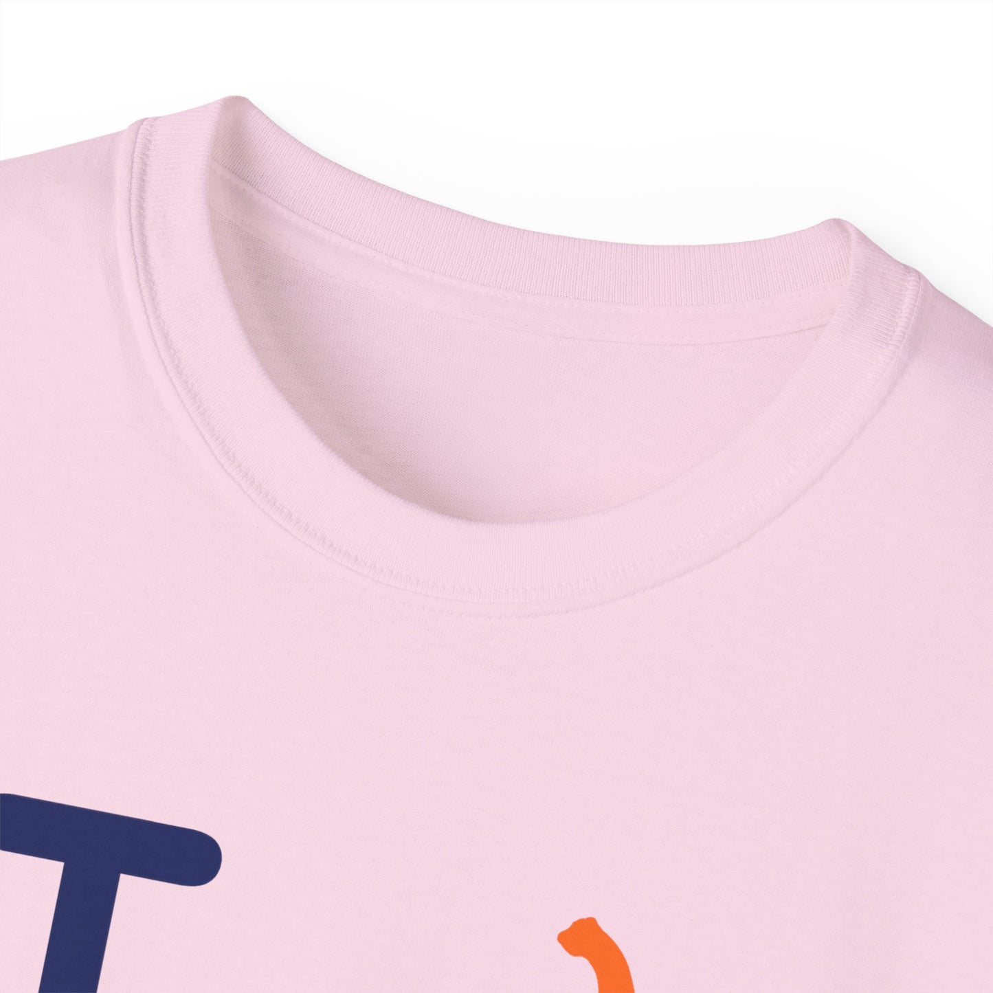 I Pumpkin LongD® Logo Cotton Tee positive blue basic Chicago logo