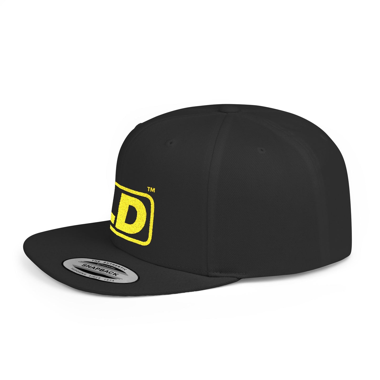 Embroidered Baseball Cap basic gold logo initials