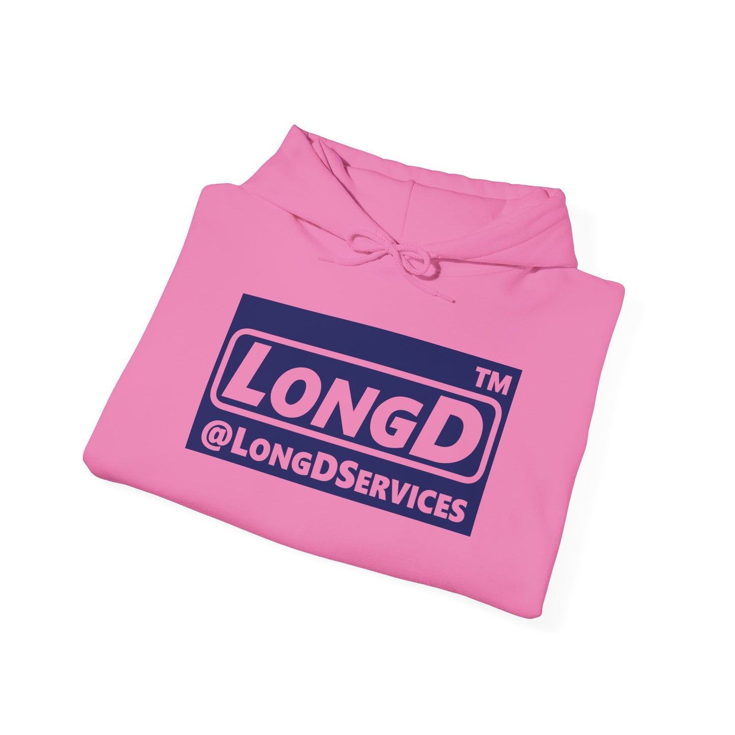 LongD® Logo (negative Tag only version) Hoodie