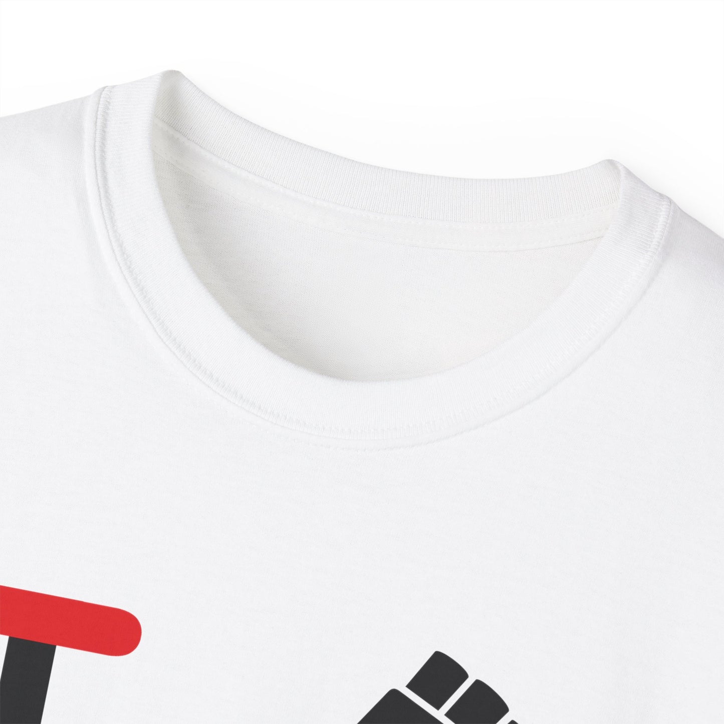 I fist LongD positive flag Hyde Park logo cotton tee