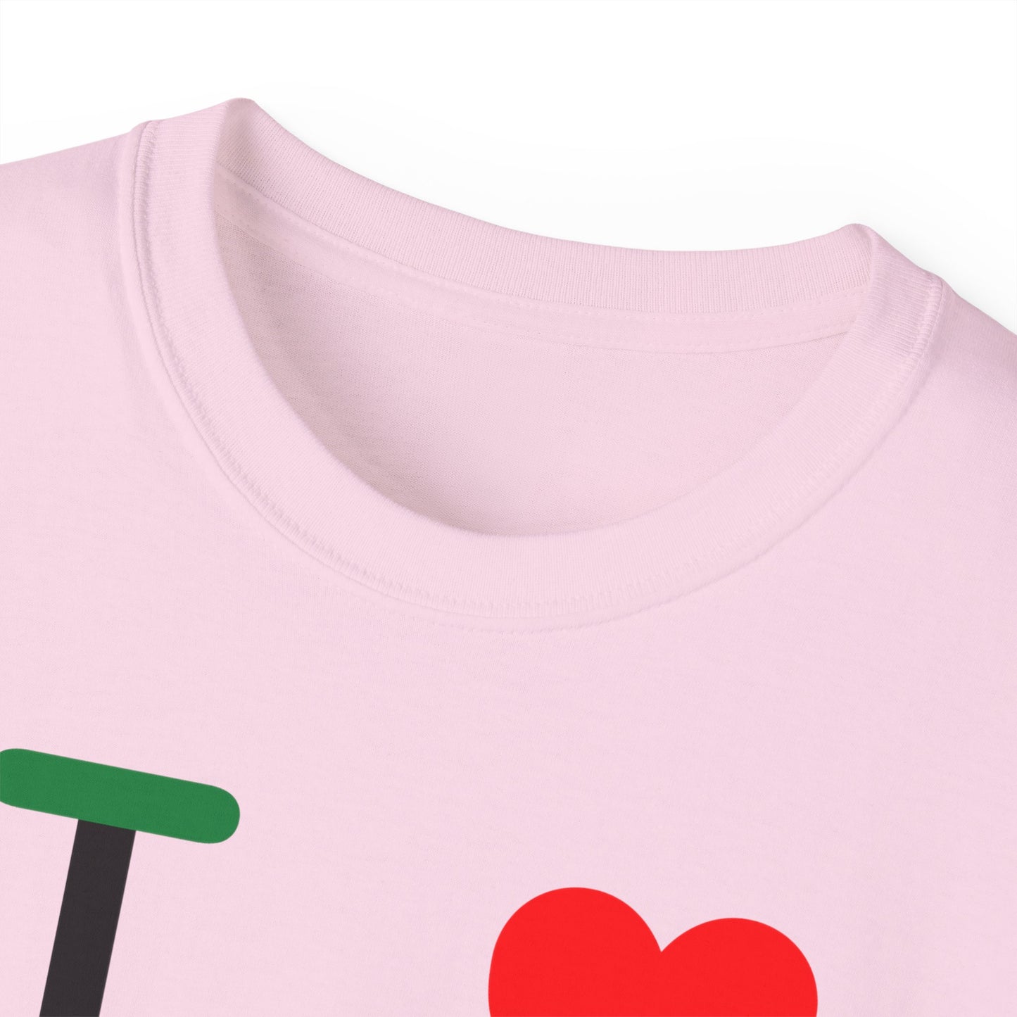 I Luv LongD® Logo Cotton Tee Juneteenth negative thirds text