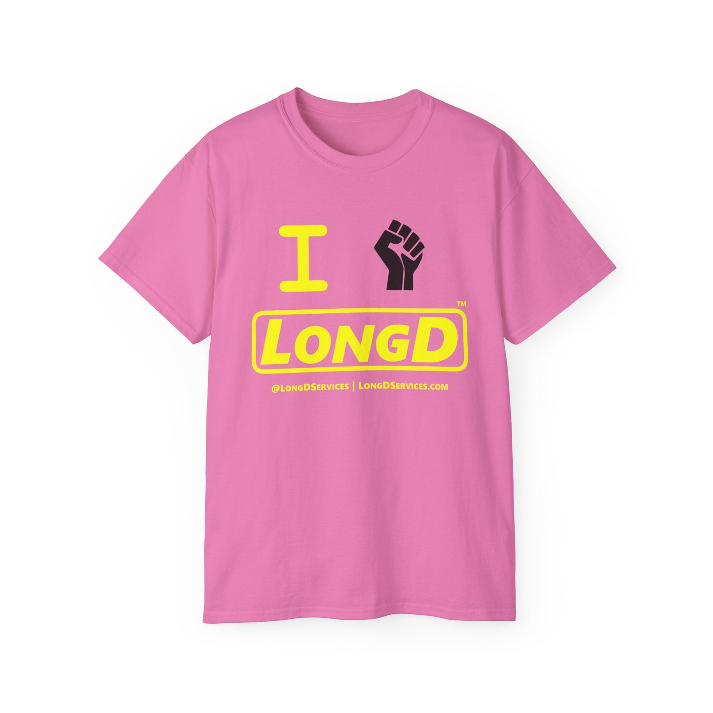 I Fist LongD® Alternate Logo Cotton Tee Juneteenth black fist