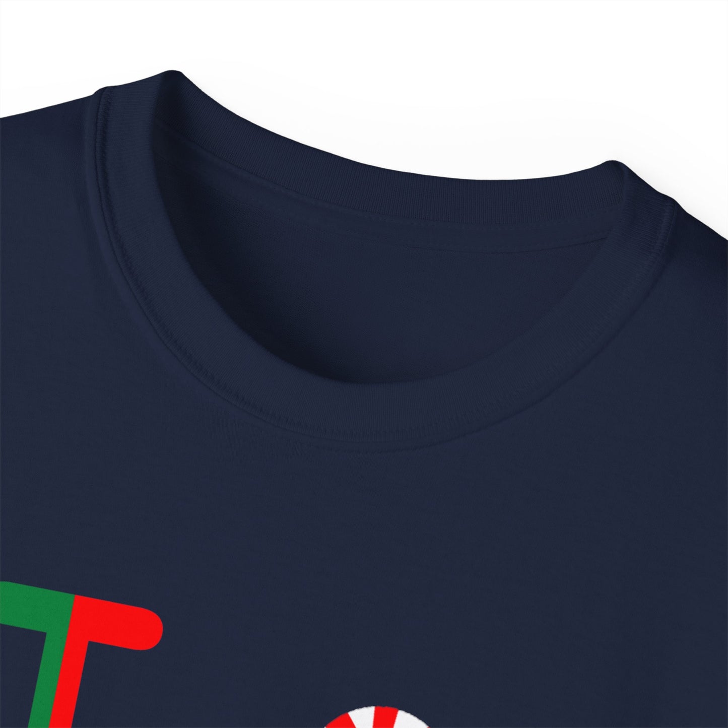 I Candy Cane LongD Logo Cotton Tee (half split)