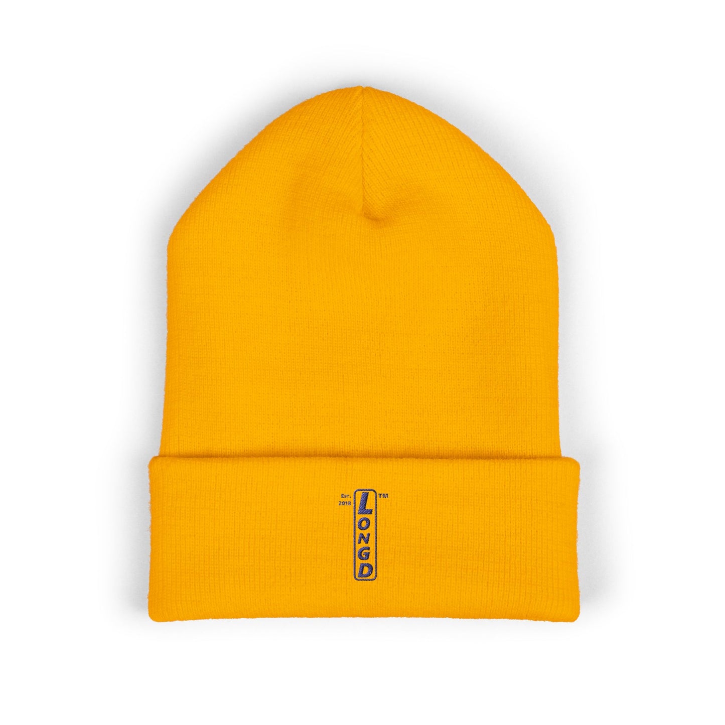 Embroidered Classic Cuffed Beanie basic official logo upright