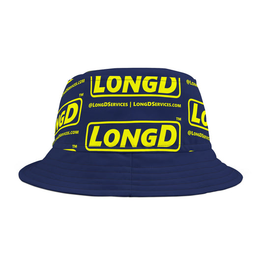Repeat grid of Reverse Logo Bucket Hat