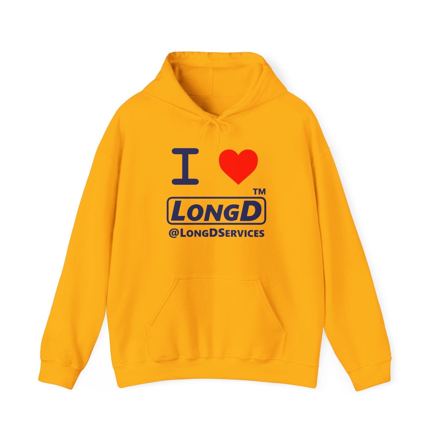 I Luv LongD® Logo (positive Tag only version) Hoodie