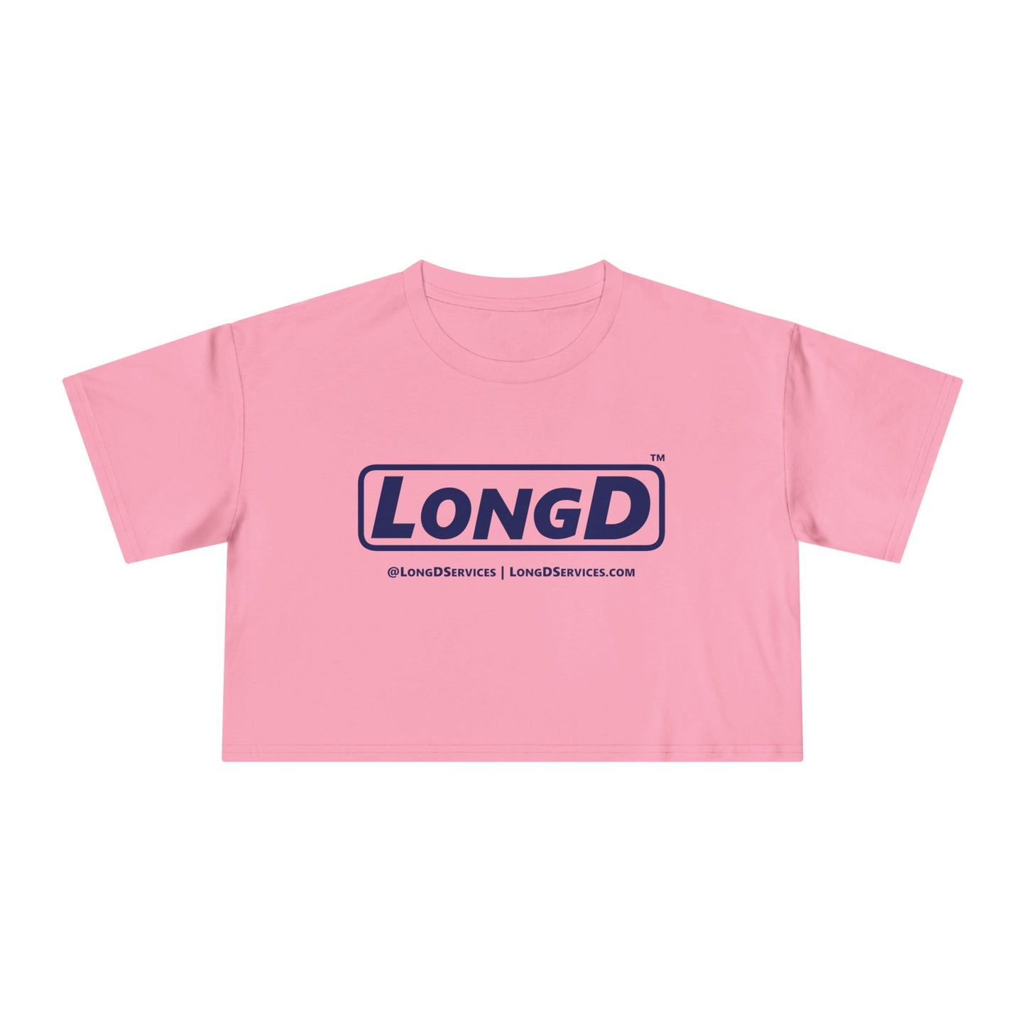 LongD Logo Women's Crop Tee (positive official)