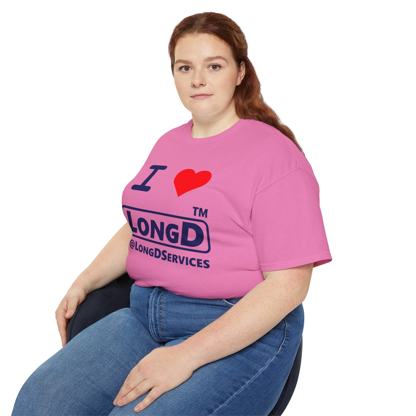 I Luv LongD® Logo Cotton Tee positive official basic logo