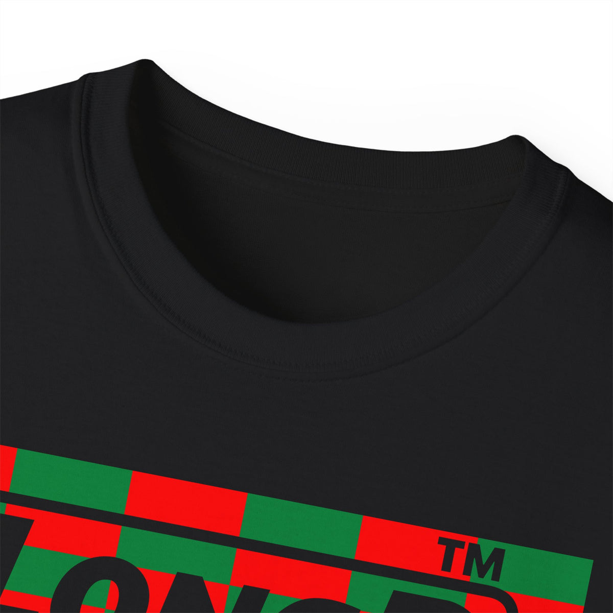 LongD Chicago negative tiled logo (Xmas colors) cotton tee