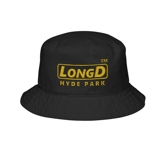 Embroidered alternate basic Hyde Park logo bucket hat