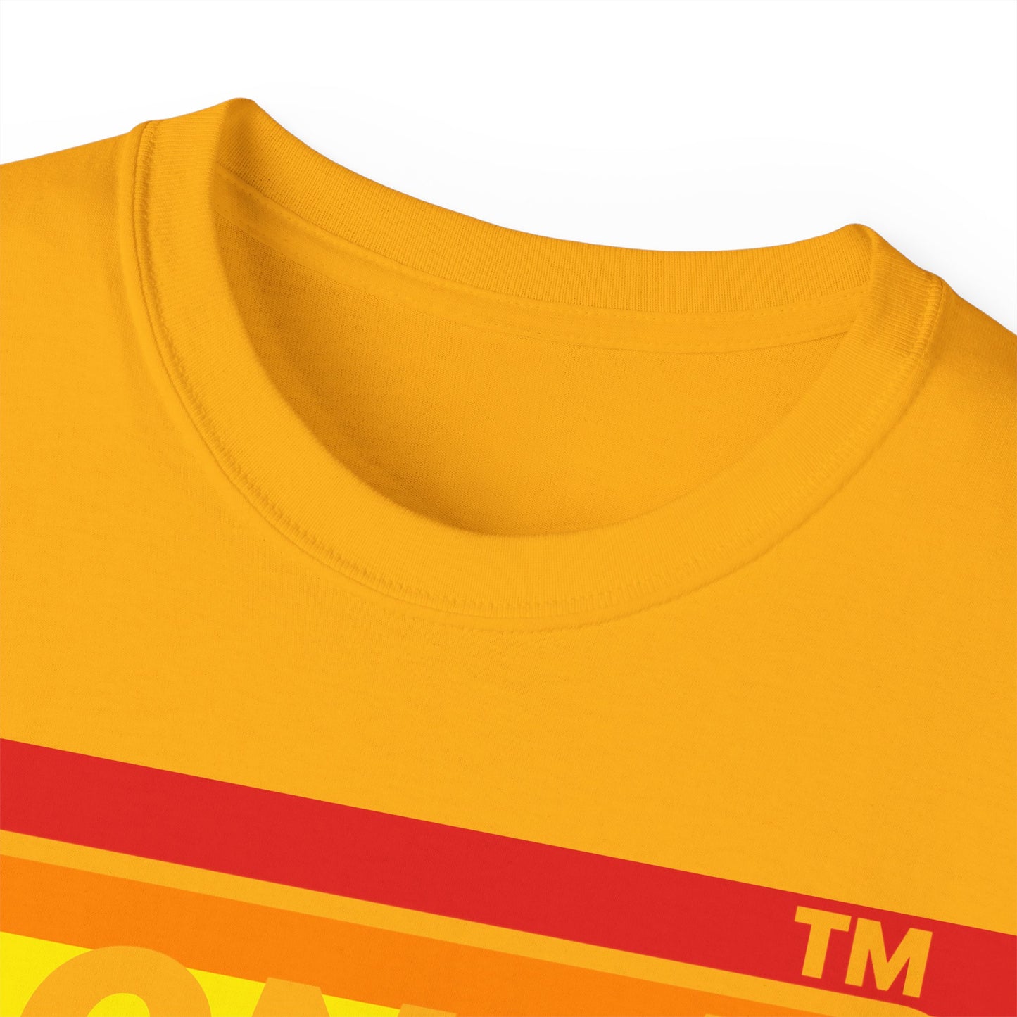 LongD negative horizontal striped Hyde Park logo cotton tee (Pride colors)