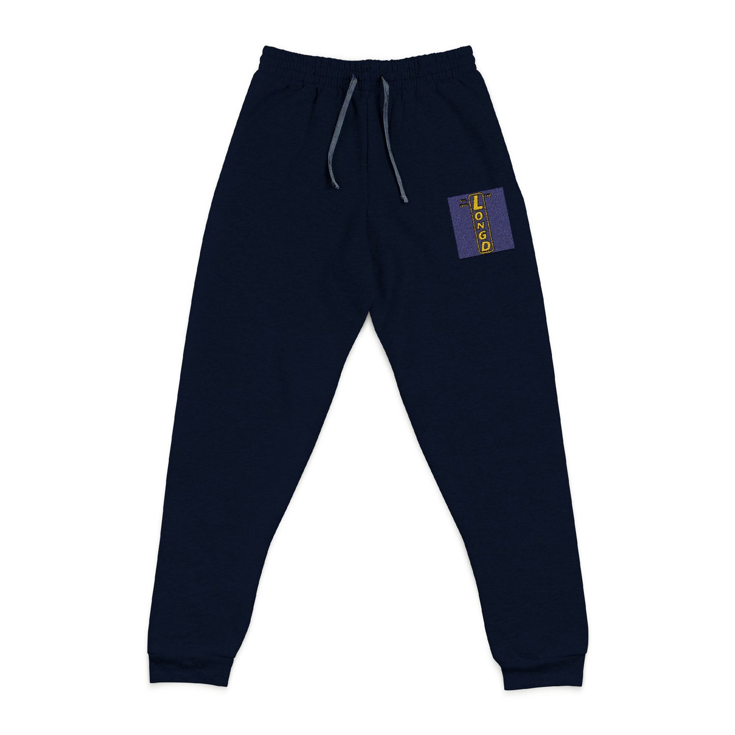 Embroidered unisex joggers reverse logo upright