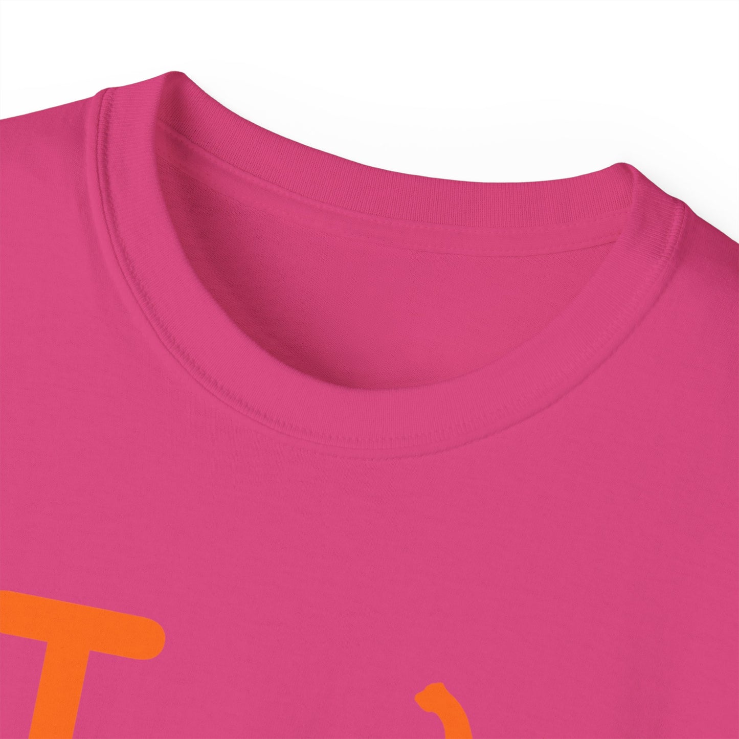 I Pumpkin LongD® Logo Cotton Tee positive orange basic Chicago logo