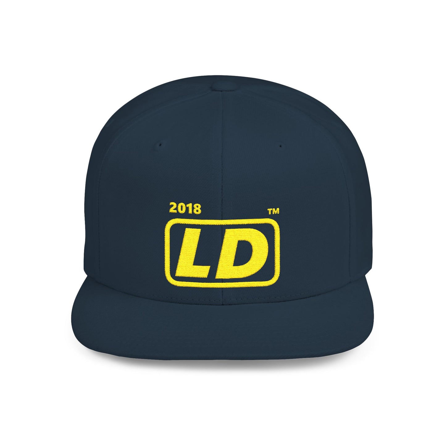 Embroidered Baseball Cap basic gold logo initials