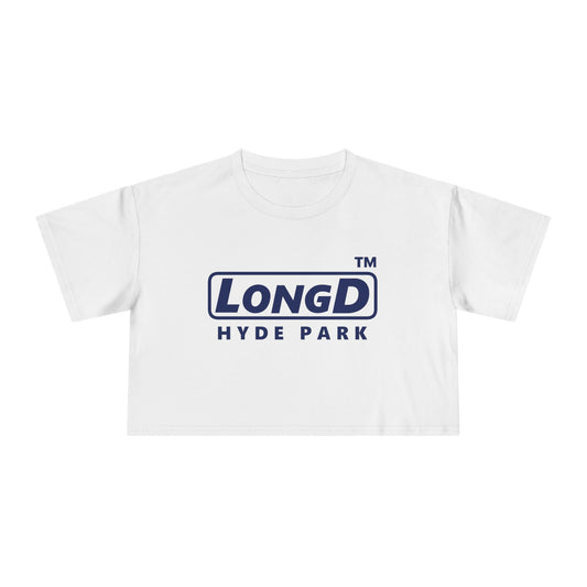 LongD Logo (Hyde Park positive official) Women's Crop Tee
