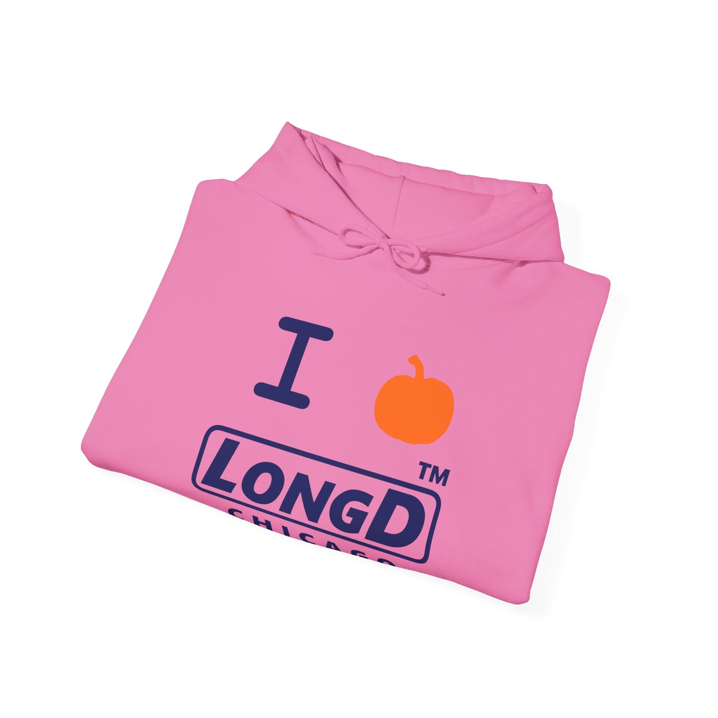I Pumpkin LongD® Logo Hoodie blue basic Chicago logo