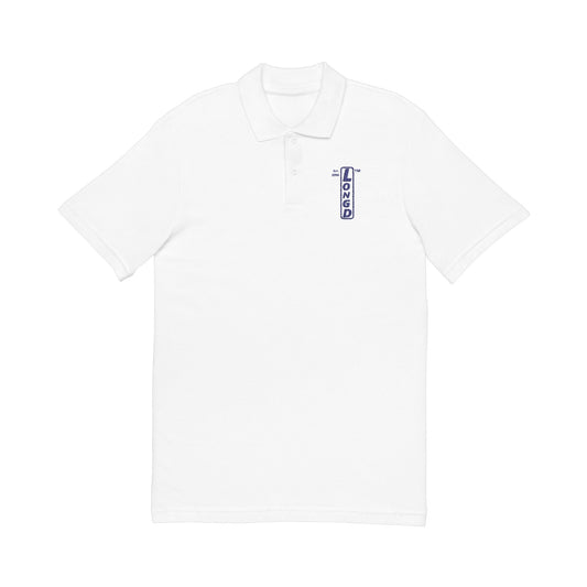 Embroidered LongD basic logo upright polo shirt