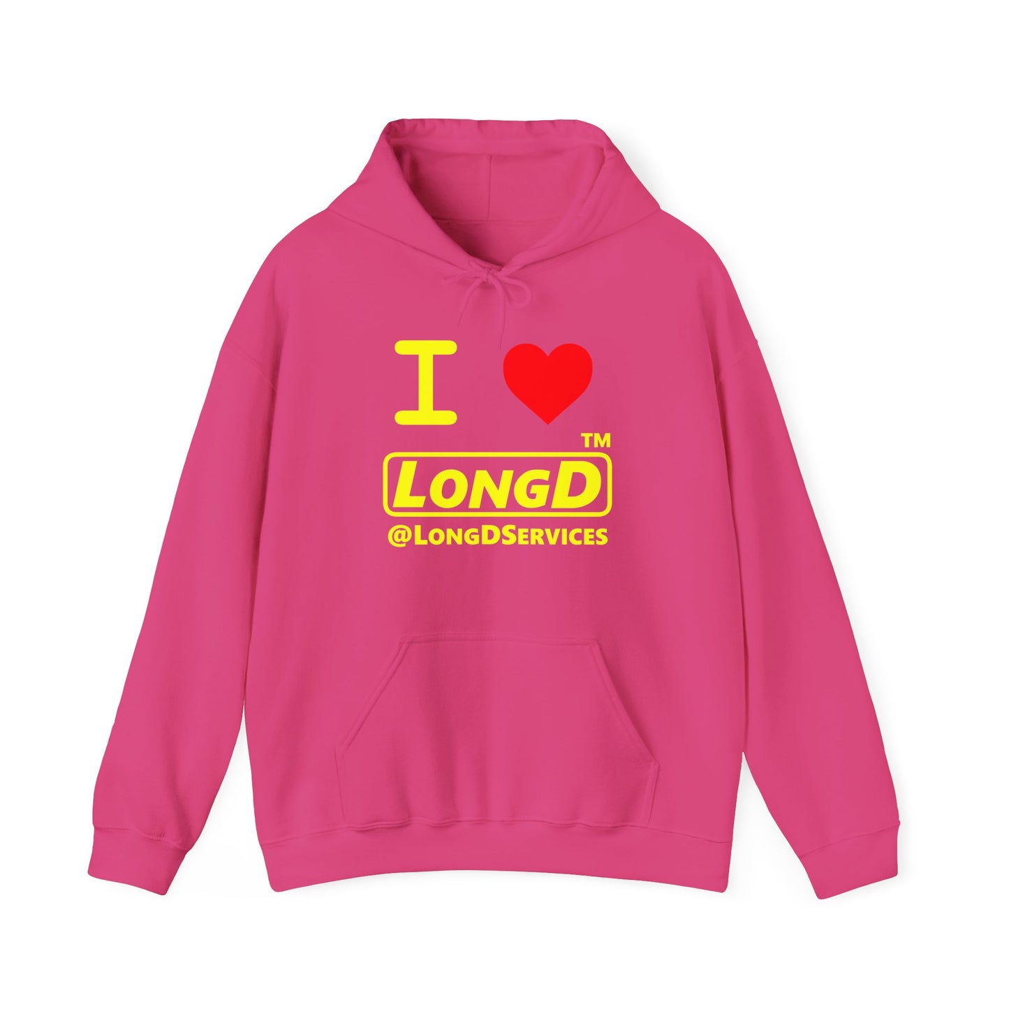 I Luv LongD® Logo (positive alternate Tag only version) Hoodie